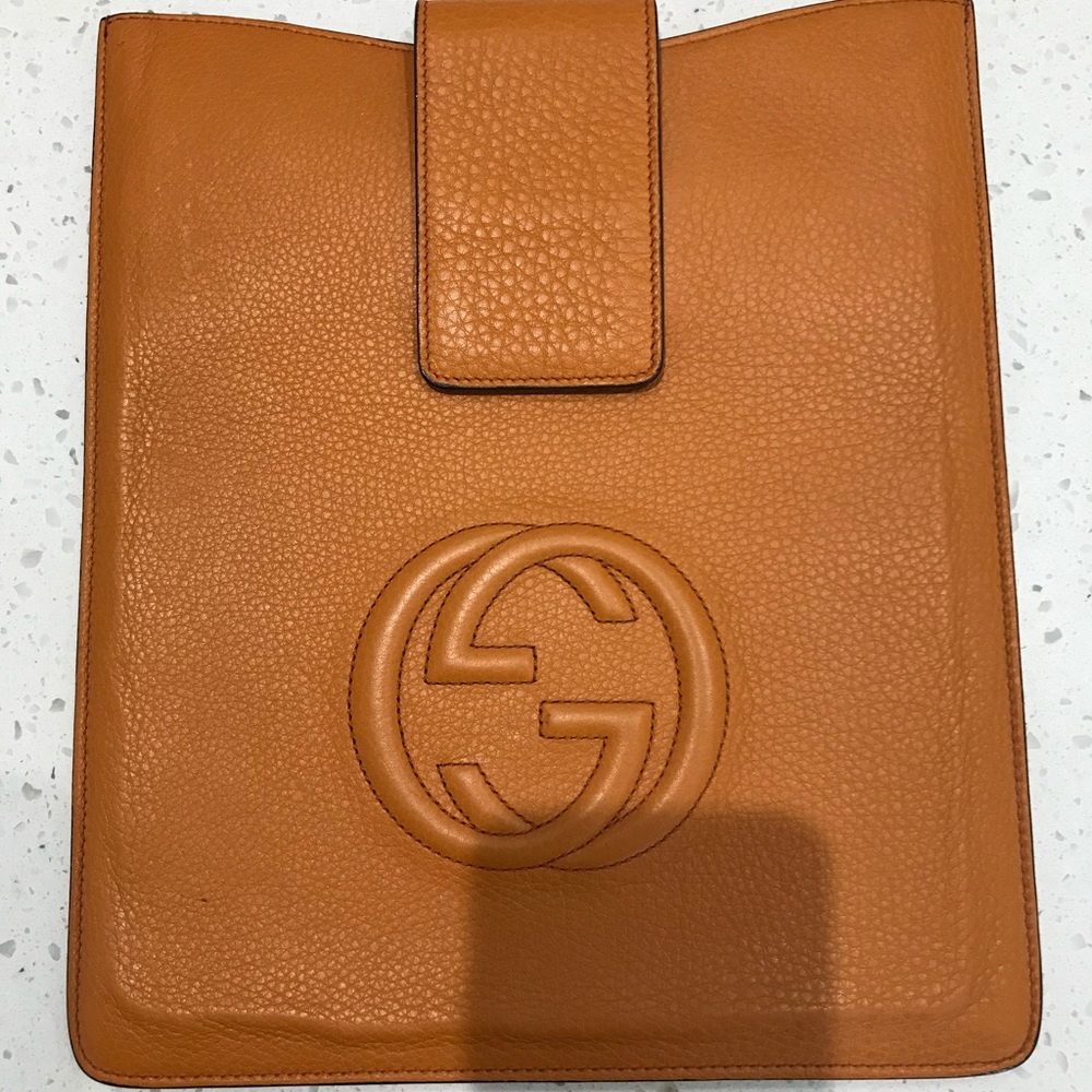 Gucci iPad leather case